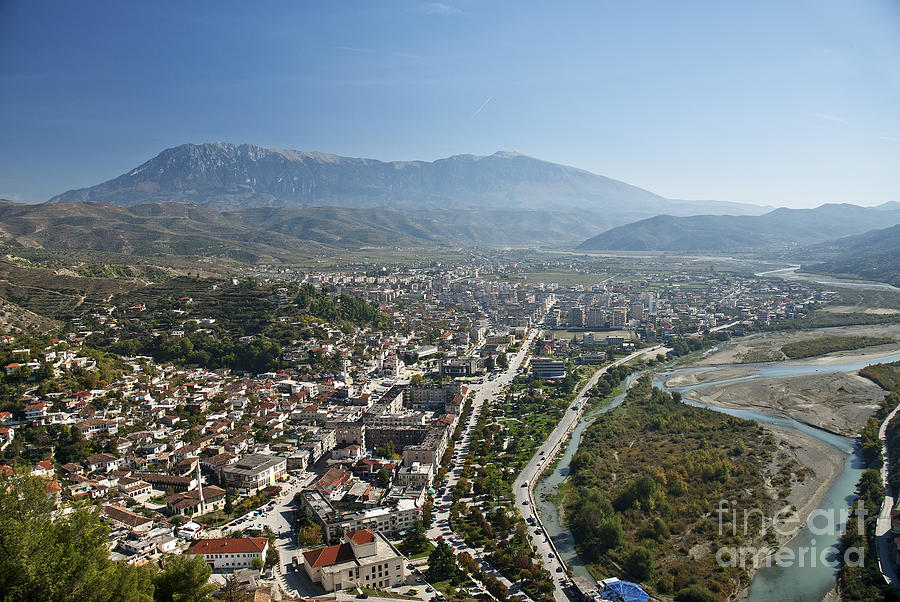 View Of Berat Town Center In Albania Photograph by JM Travel Photography