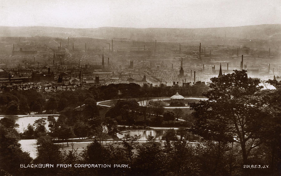 View Of Blackburn, Lancashire Photograph By Mary Evans Picture Library