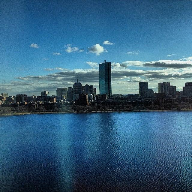 View Of Boston From Across The Charles Photograph by Marsee Henon