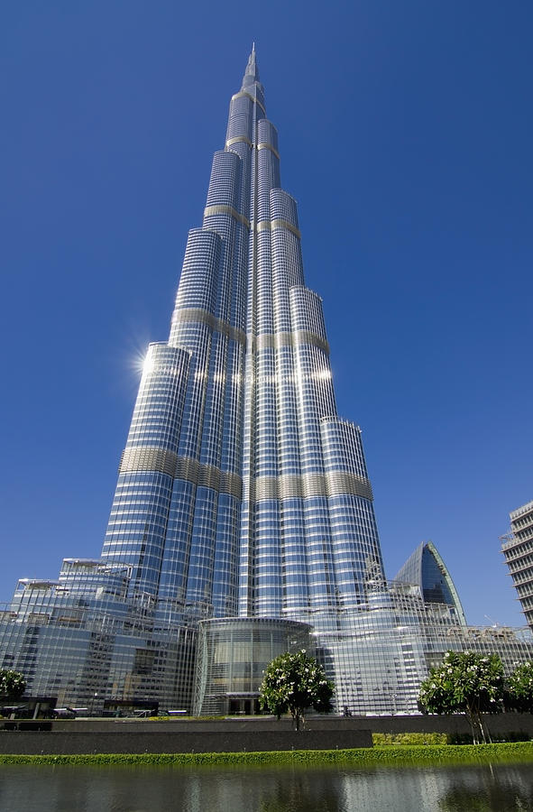 View Of Burj Khalifa Hotel Dubai Photograph by Charles Bowman