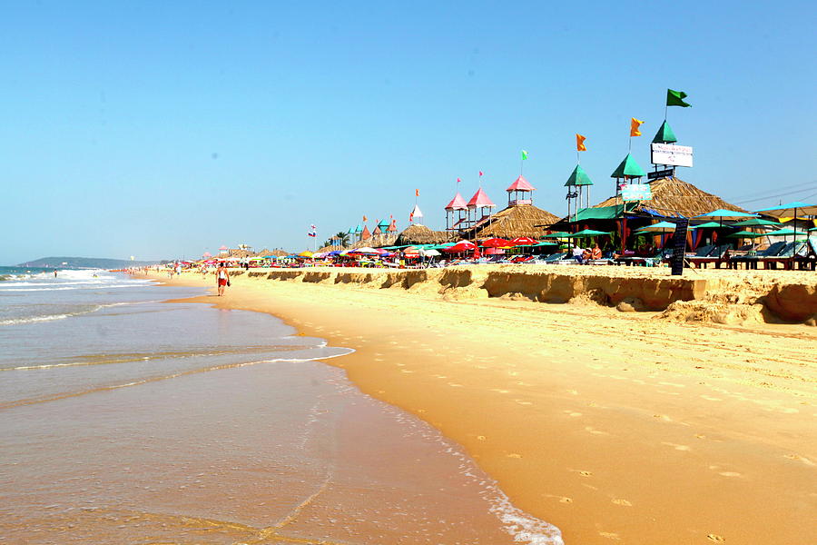 View Of Candolim Beach In Goa India Photograph By Jill Schneider