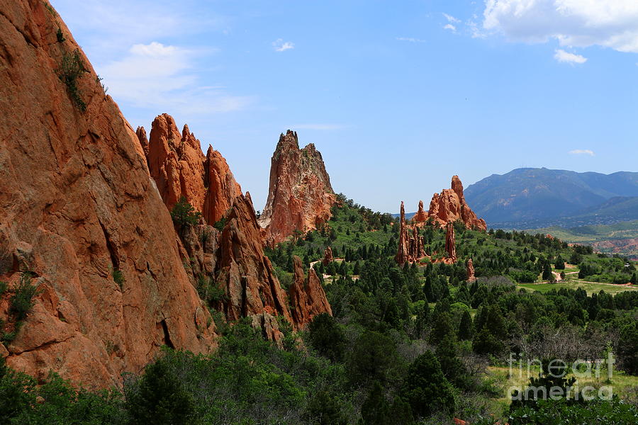 View Of Cathedral Valley - Garden Of Gods Photograph by Christiane Schulze Art And Photography