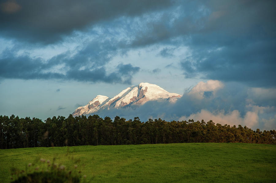Nature Photograph - View Of Cayambe Volcano Late Afternoon by Panoramic Images