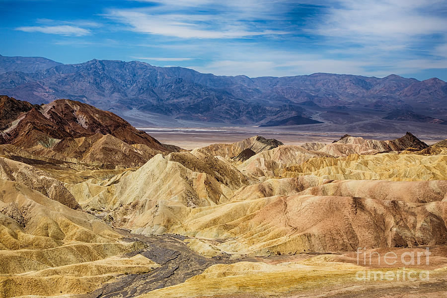 View Of Death Valley From Zabriskie Point Photograph by Mimi Ditchie