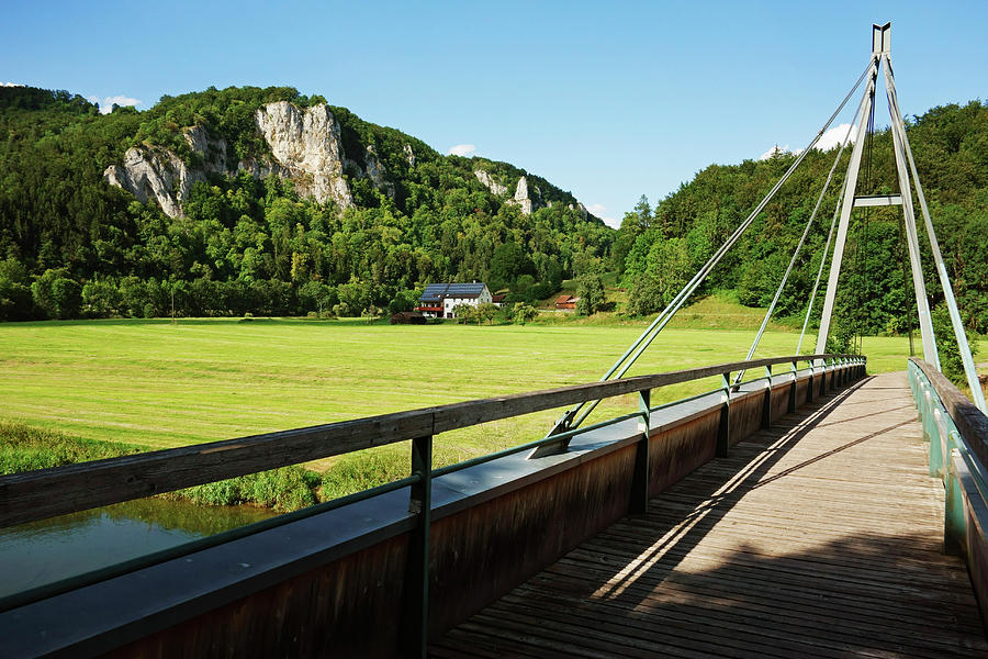 View Of Donautal, Danube Valley, Near Photograph by Jochen Schlenker