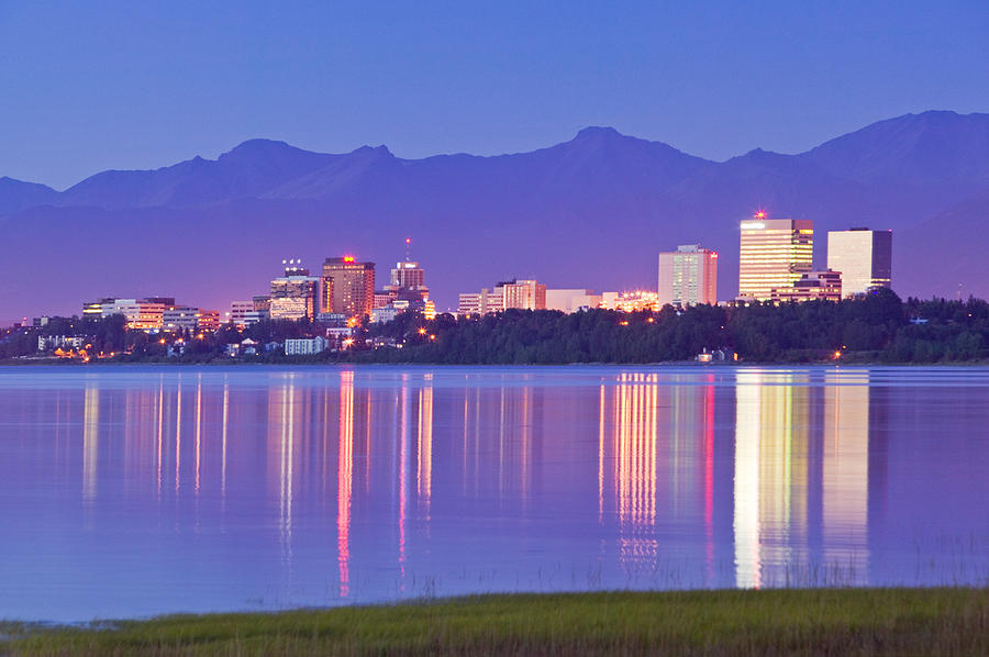 View Of Downtown Anchorage Skyline Photograph by Kevin Smith | Fine Art ...