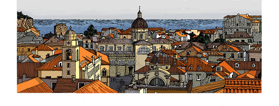View of Dubrovnik by David Burkart View of Dubrovnik by David Burkart