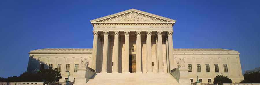 View Of Entire Us Supreme Court Photograph by Panoramic Images - Fine ...