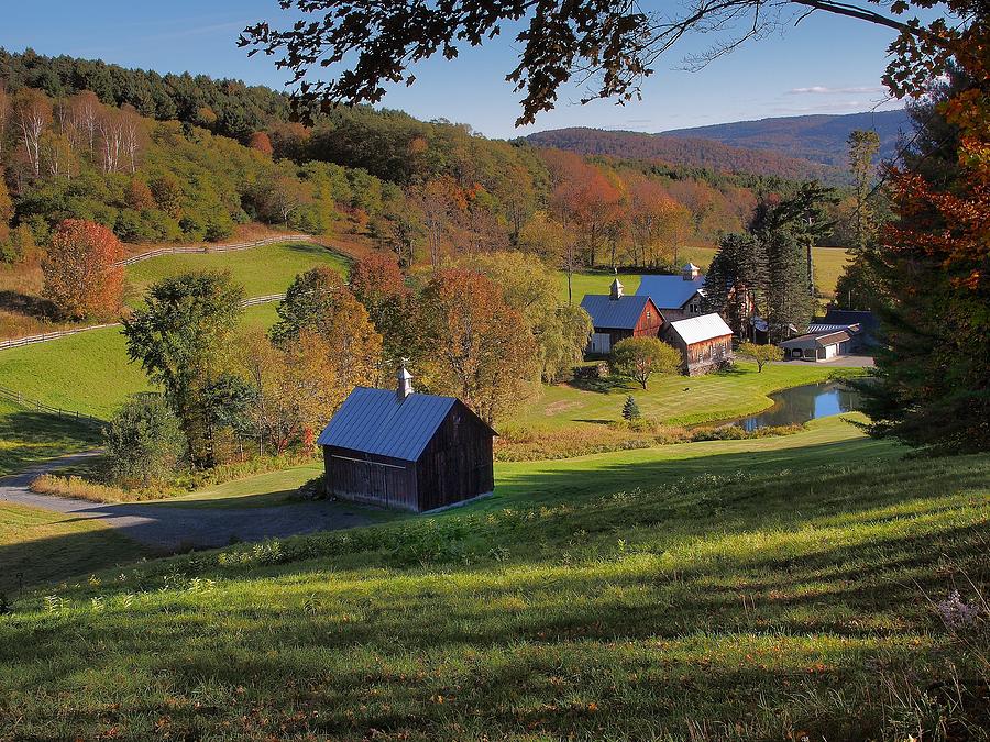 View of Farm from Cloudland Road Photograph by Mark J Curran - Fine Art ...