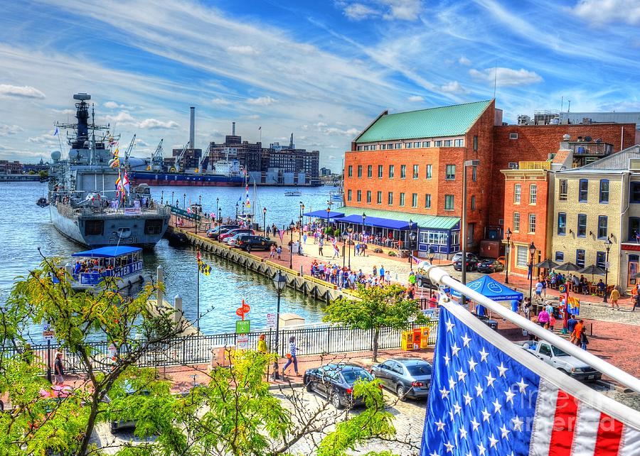 Baltimore Photograph - View of Fells Point by Debbi Granruth