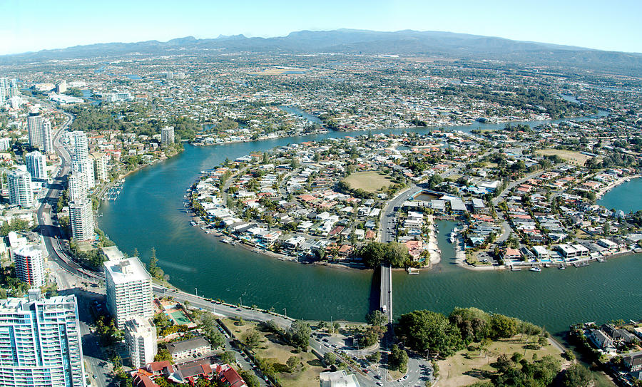 View of Gold Coast Canal from Q1 Photograph by David Rich - Fine Art ...