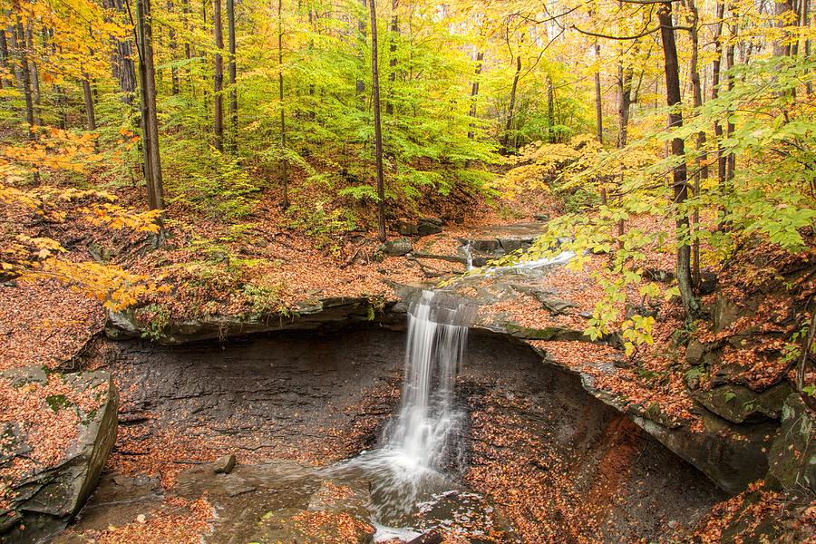 View Of Hens Falls Ohio Photograph by Cynthia Kidwell - Fine Art America