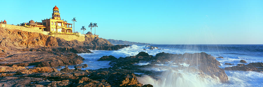 View Of Hotel On The Coast, Hacienda Photograph By Panoramic Images 