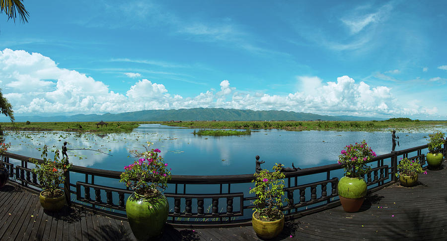 View Of Inle Lake From Deck Of Inle Photograph by Panoramic Images