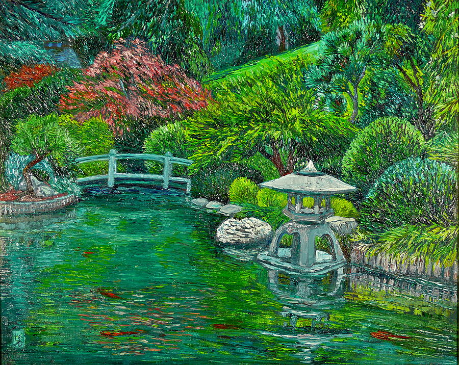 View of Japanese Gardens by Linda J Bean View of Japanese Gardens by Linda J Bean