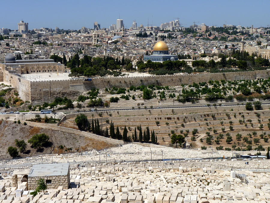 View of Jerusalem Photograph by Rita Adams