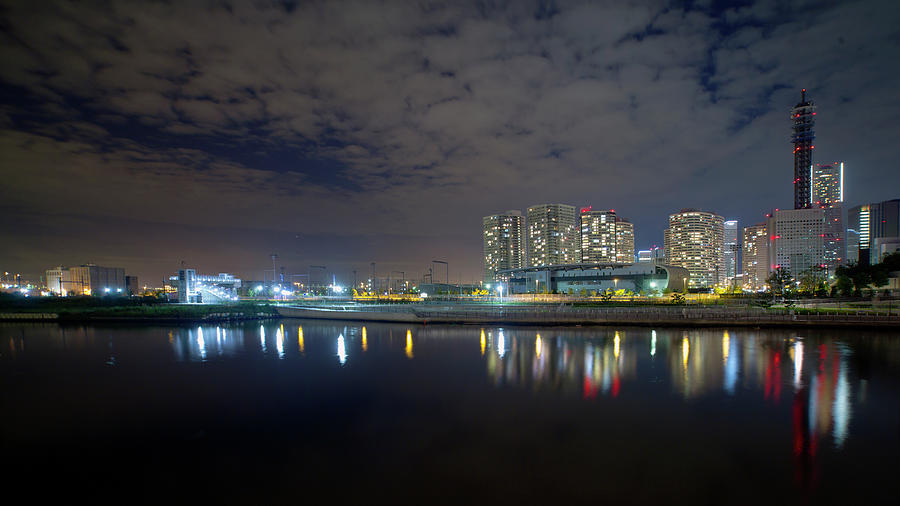 View Of Katabira River In Yokohama At Photograph by Digipub