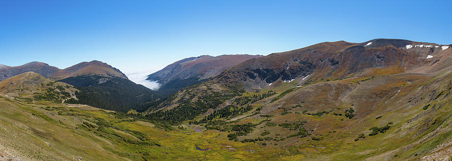 Rocky Mountain National Park Photograph - View Of Landscape From Alpine Visitor by Panoramic Images
