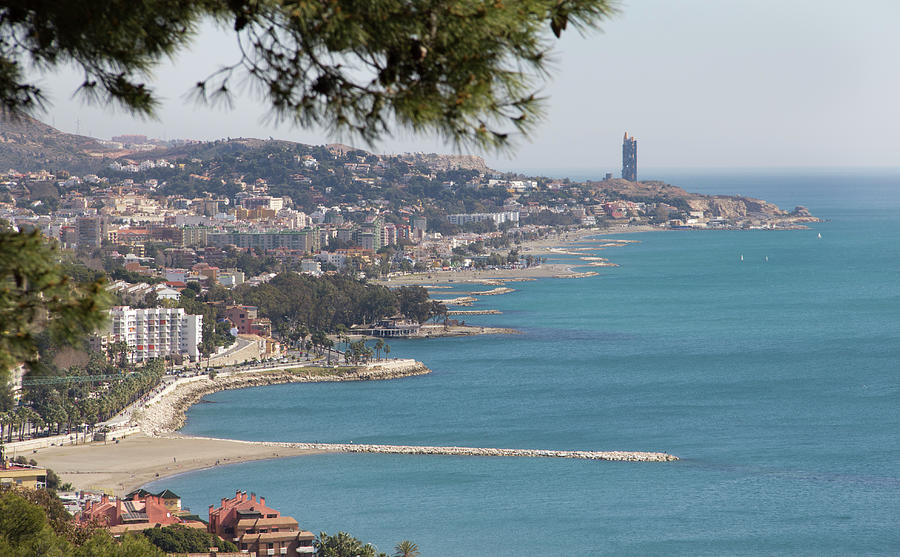 View Of Malaga Photograph by Cirilopoeta