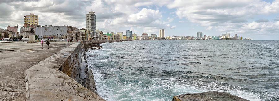 View Of Malecon From San Salvador De La Photograph by Panoramic Images ...