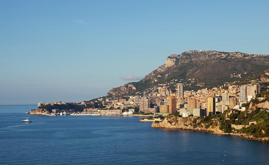 View Of Monaco Rom Cap Martin Photograph by Studio Box