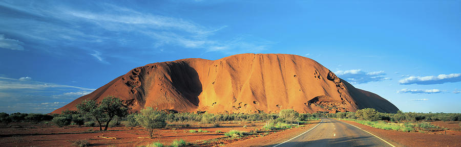 Nature Photograph - View Of Mount Uluru, Northern by Panoramic Images