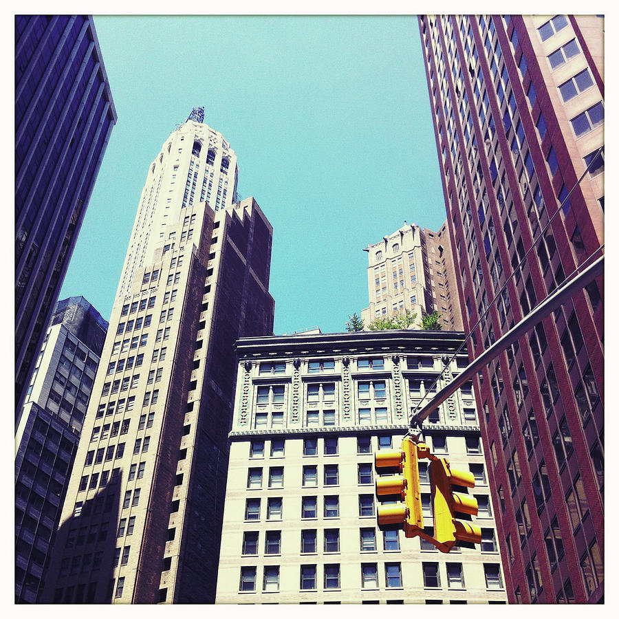 View Of New York Wall St Photograph by Ixefra
