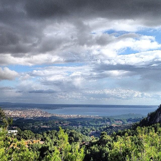 Golf Photograph - View Of #palma & #mediterranean #sea by Balearic Discovery