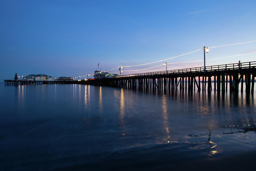 View Of Pier At Pacific Coast, Cayucos Photograph by Panoramic Images