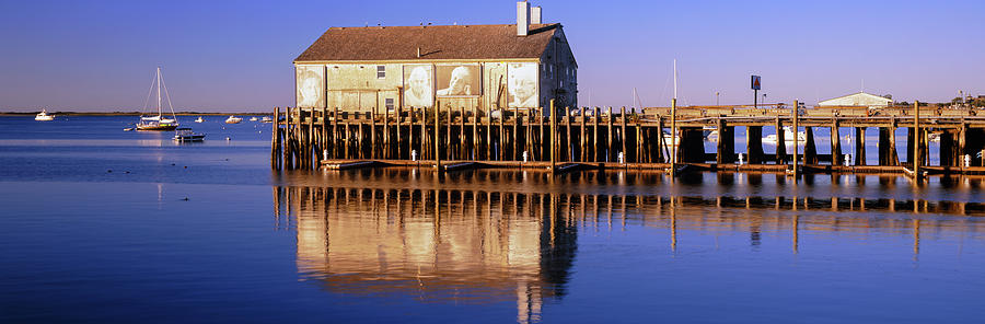 Architecture Photograph - View Of Pier In Ocean, Provincetown by Panoramic Images