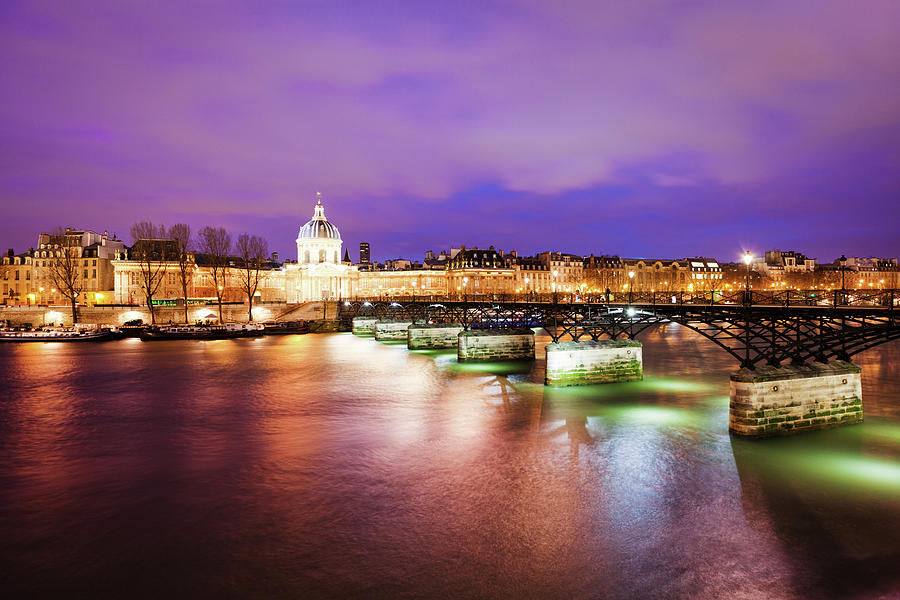 View Of Pont Des Artes And Seine River Photograph by Zodebala