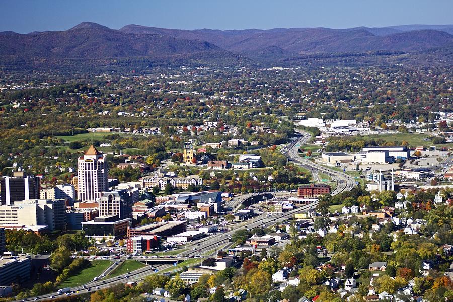 View of Roanoke VA Photograph by Jennifer Lamanca Kaufman | Fine Art ...