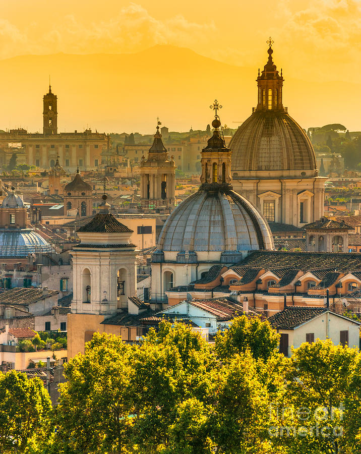 View of Rome Photograph by Luciano Mortula