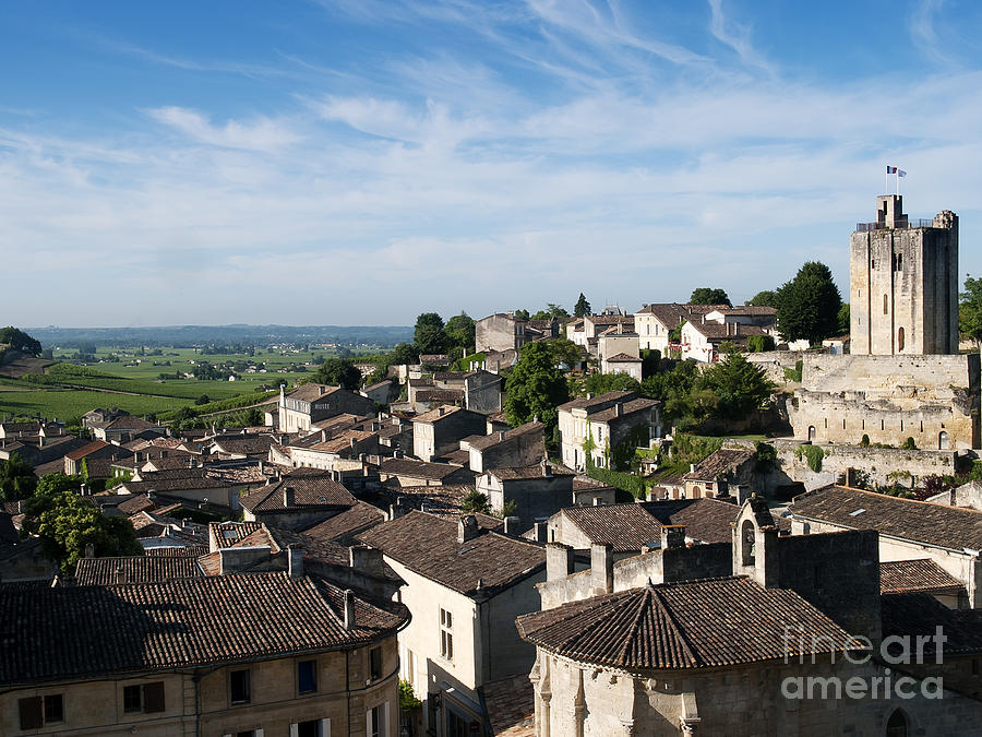 View Of Saint Emilion Town In France Photograph by JM Travel Photography