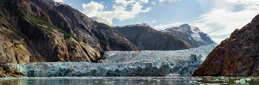 Nature Photograph - View Of Sawyer Glacier by Panoramic Images