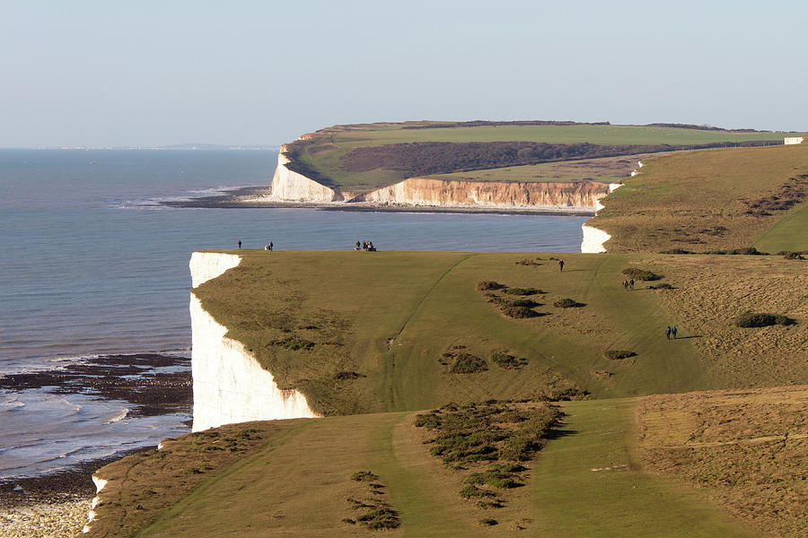 View Of Seven Sisters Country Park Photograph by Paul Mansfield Photography