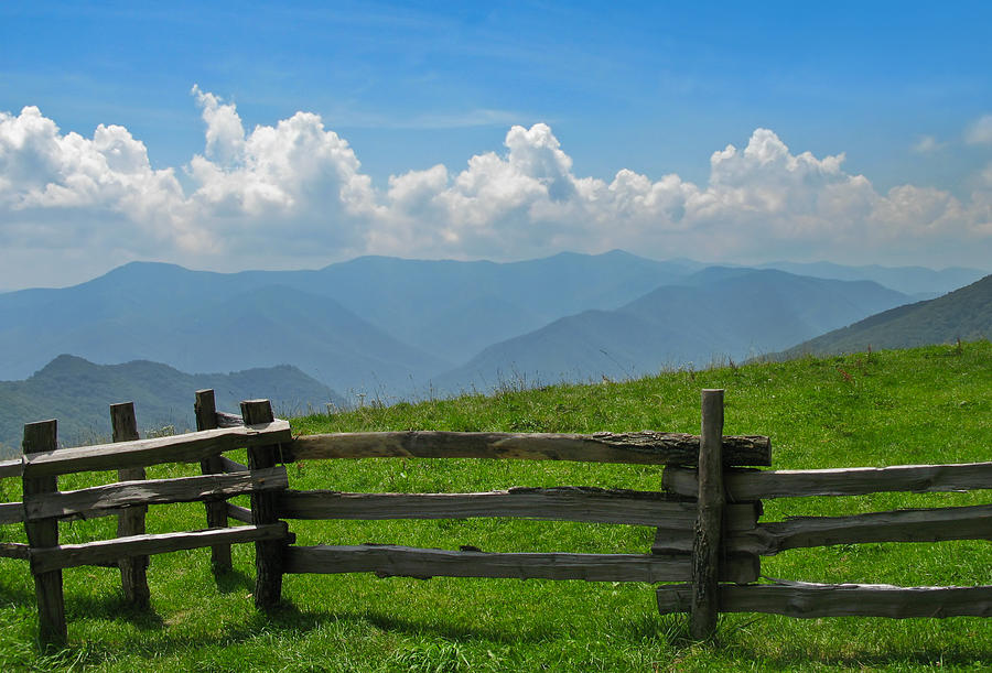 View of Smoky Mountains Photograph by Melinda Fawver