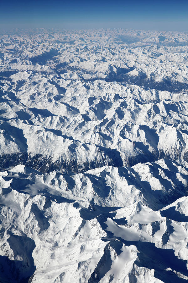 View Of Snowy Alps, Switzerland Photograph by Marc Volk