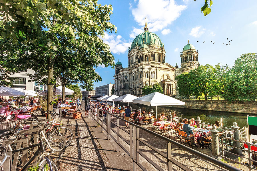 View of Spree River and Berliner Dom, Berlin, Germany Photograph by ElOjoTorpe