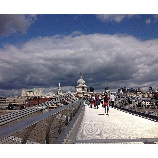 View Of St. Pauls Cathedral From The Photograph by Alexa Lomberg