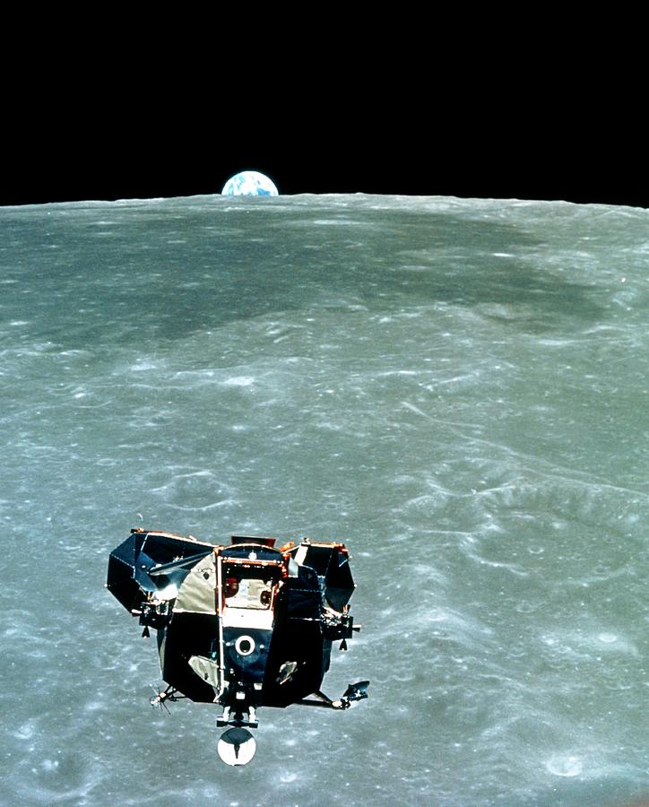 View Of The Apollo 11 Lunar Module Ascent Stage Photograph by Nasa/science Photo Library