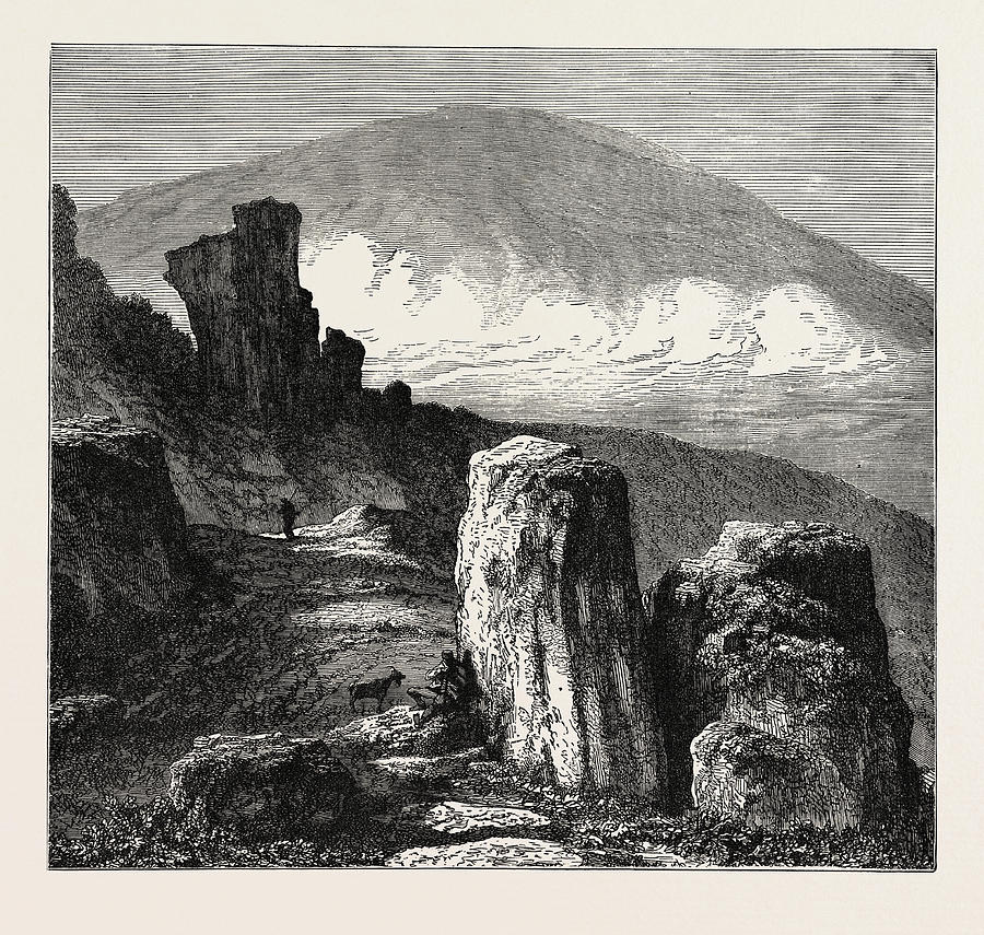 View Of The Brocken, In The Harz Mountains Drawing by Litz Collection ...