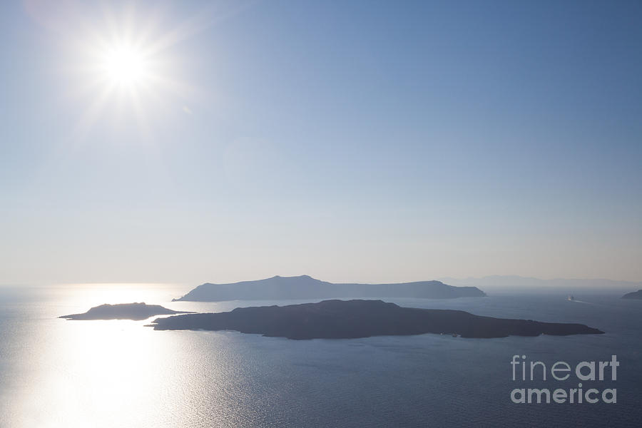 View of the caldera - Santorini - Greece Photograph by Matteo Colombo