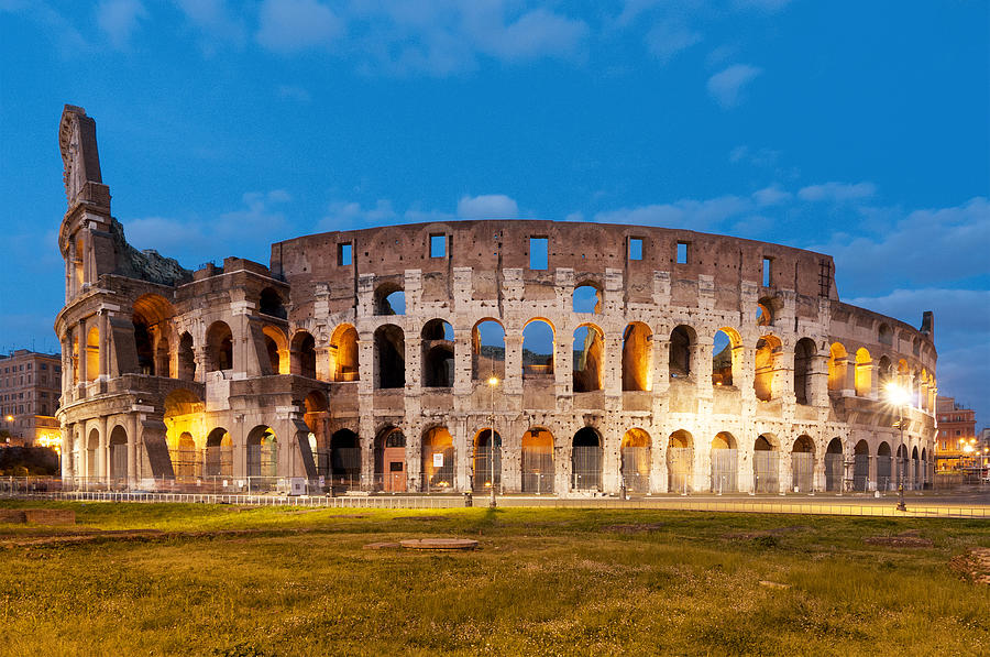 View of the Colosseum Photograph by Fabrizio Troiani