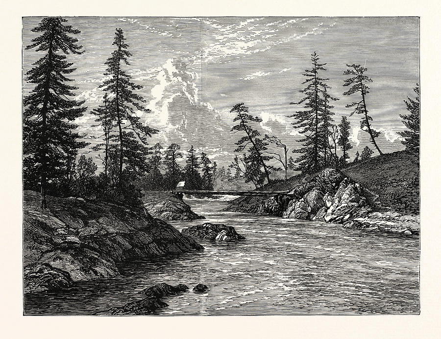 View Of The Gorge, Or Narrowest Point Of The Western Drawing by English ...