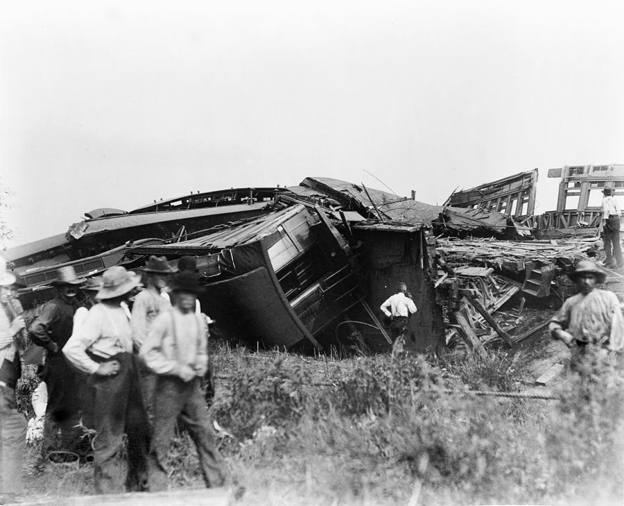 View Of The Great Railroad Wreck, The Photograph by Everett Fine Art America
