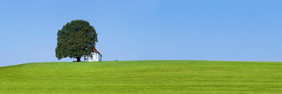 Landscape Photograph - View Of The Heilig-kreuz-kapelle by Panoramic Images