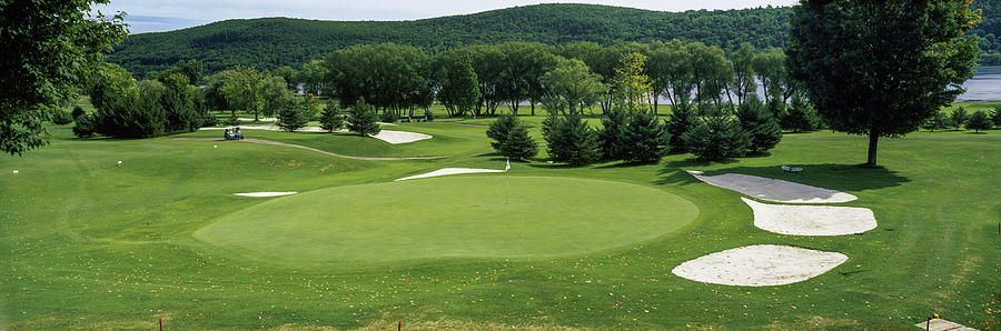 Nature Photograph - View Of The Leatherstocking Golf by Panoramic Images