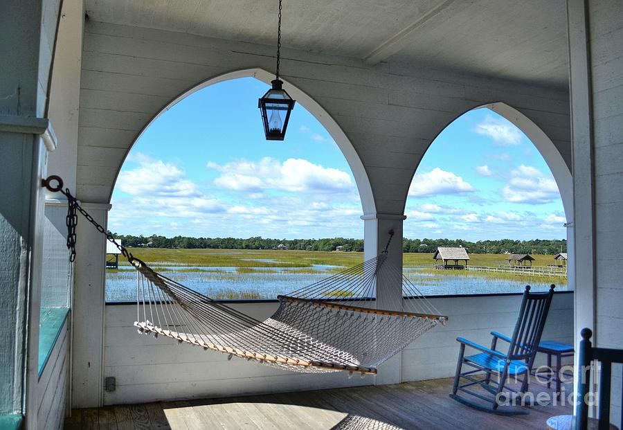 View Of The Marsh From The Pelican Inn Photograph by Kathy Baccari