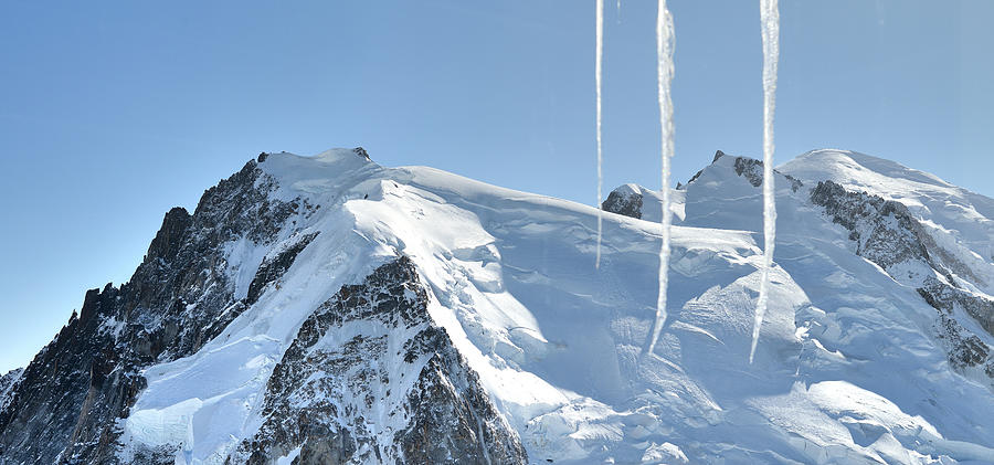 View Of The Mont Blanc, Top Of Europe Photograph by Martial Colomb